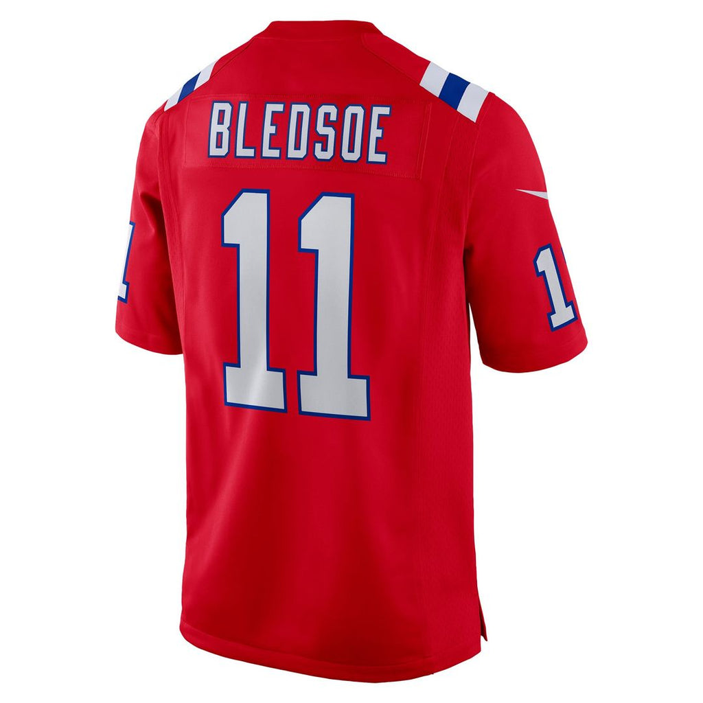 New England Patriots Drew Bledsoe Nike Navy Game Retired Player Jersey product image 15, provided for visual reference and