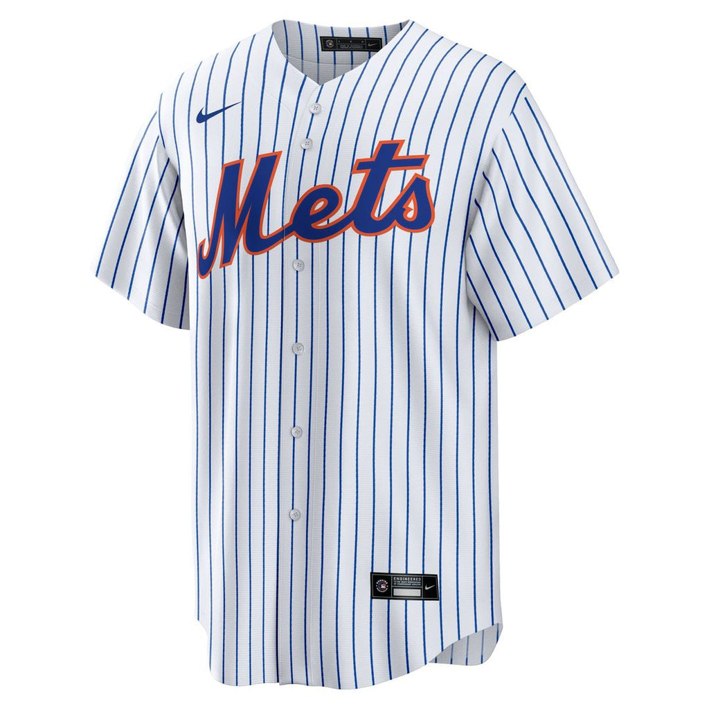 New York Mets Brandon Nimmo Nike White Home Replica Jersey product image 2, provided for visual reference and product detail