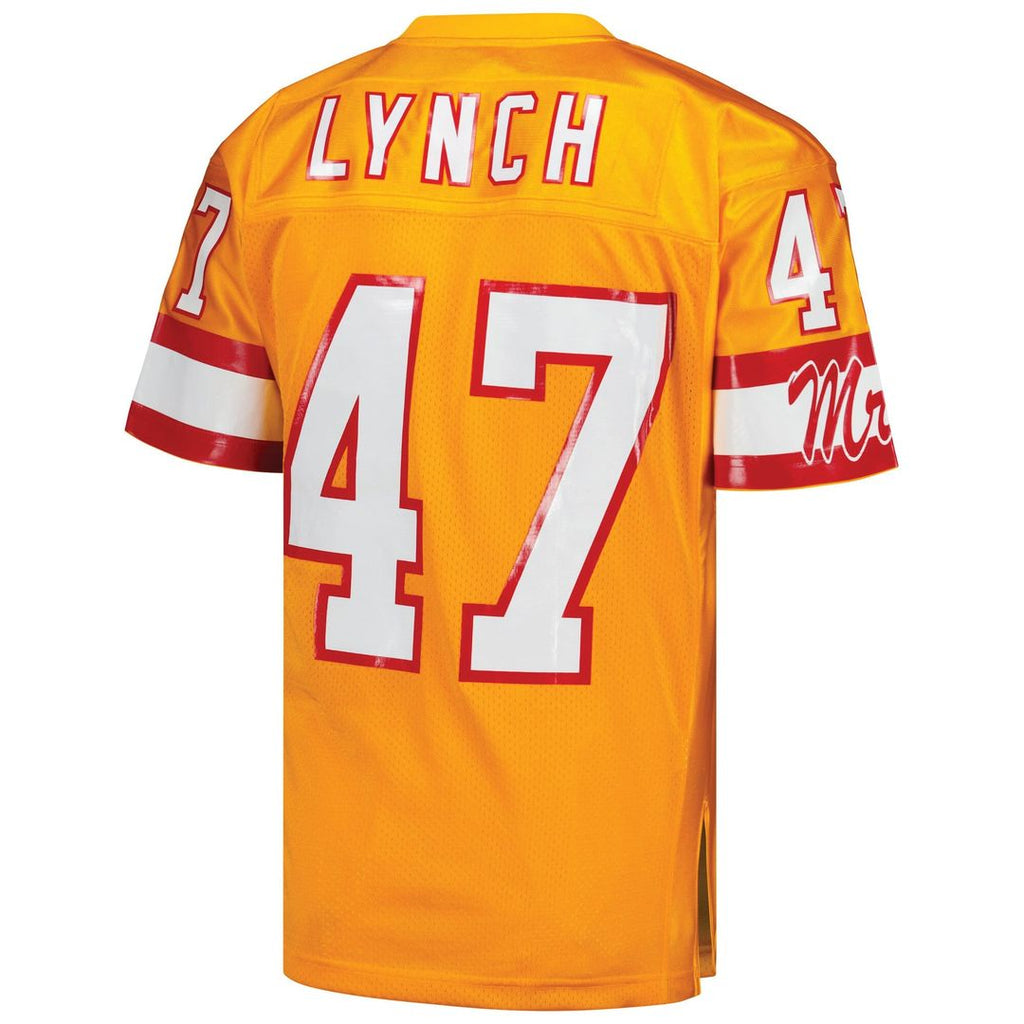 Tampa Bay Buccaneers 1993 John Lynch Mitchell & Ness Orange Authentic Throwback Retired Player Jersey product image 3,