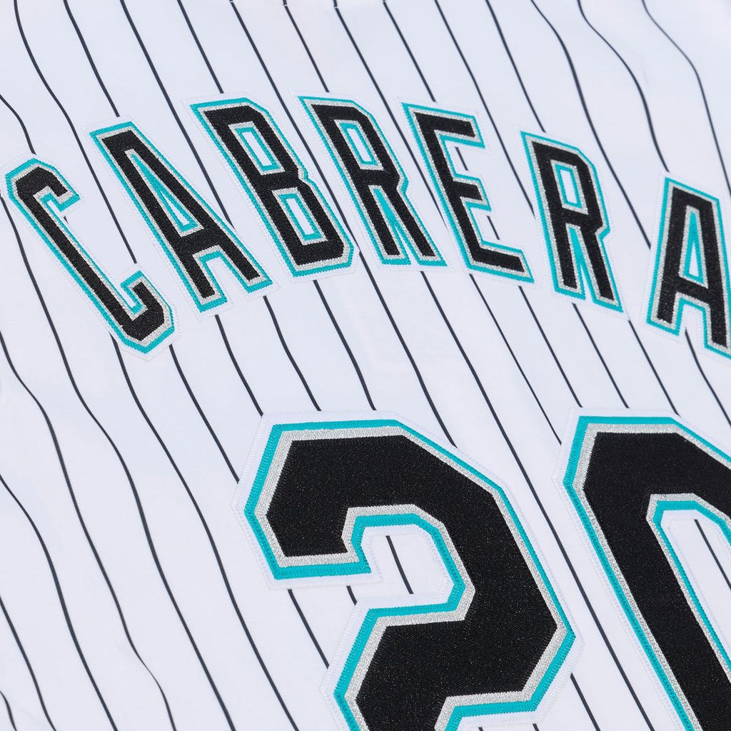 Florida Marlins Miguel Cabrera Mitchell & Ness White 2003 Cooperstown Collection Authentic Jersey product image 11, provided