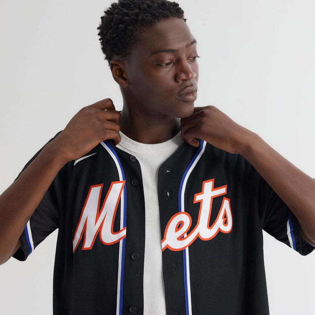 New York Mets Juan Soto Nike Fashion Replica Black Out Jersey product image 9, provided for visual reference and product