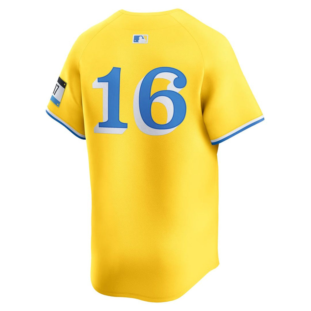 Boston Red Sox Jarren Duran Nike Gold Alternate Limited Jersey product image 3, provided for visual reference and product