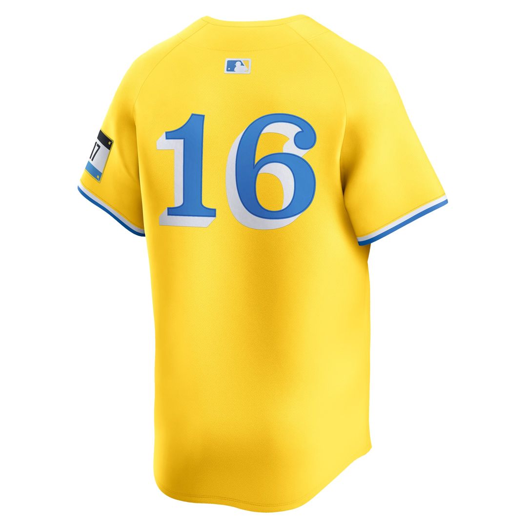 Boston Red Sox Jarren Duran Nike Gold Alternate Limited Jersey product image 3, provided for visual reference and product