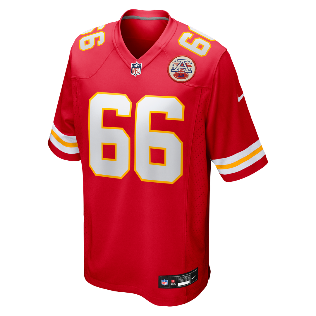 Kansas City Chiefs Mike Caliendo Nike Red Game Player Jersey product image 2, provided for visual reference and product