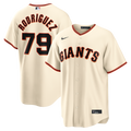 San Francisco Giants Jesus Rodriguez Nike Cream Home Replica Jersey product image 1, provided for visual reference and