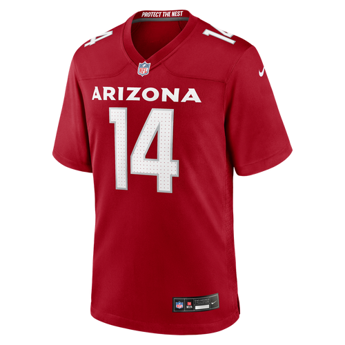 Arizona Cardinals Michael Wilson Nike Cardinal Team Game Jersey product image 2, provided for visual reference and product