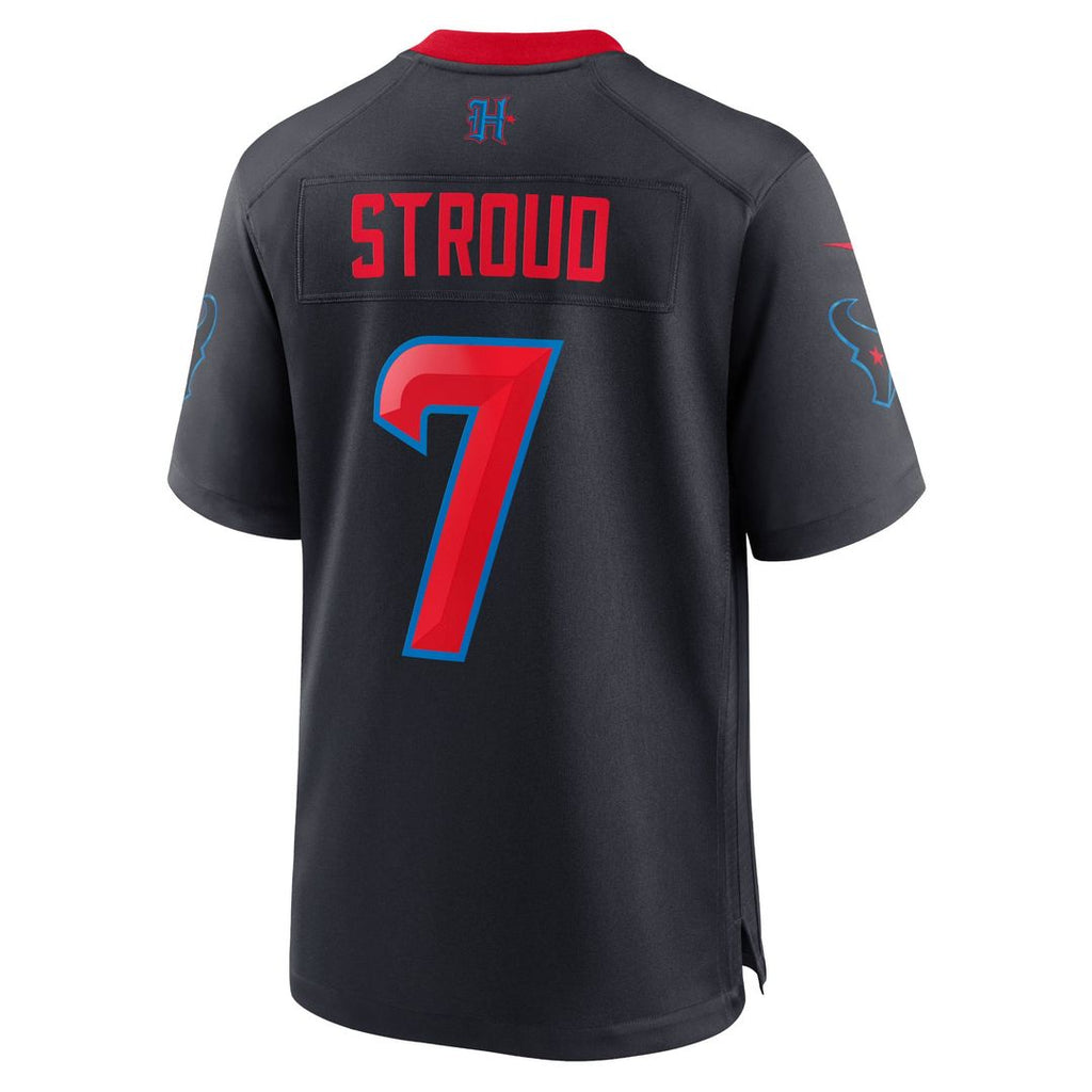 Houston Texans C.J. Stroud Nike Navy 2nd Alternate Game Jersey product image 3, provided for visual reference and product