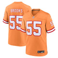 Tampa Bay Buccaneers Derrick Brooks Nike Orange Throwback Game Jersey product image 1, provided for visual reference and