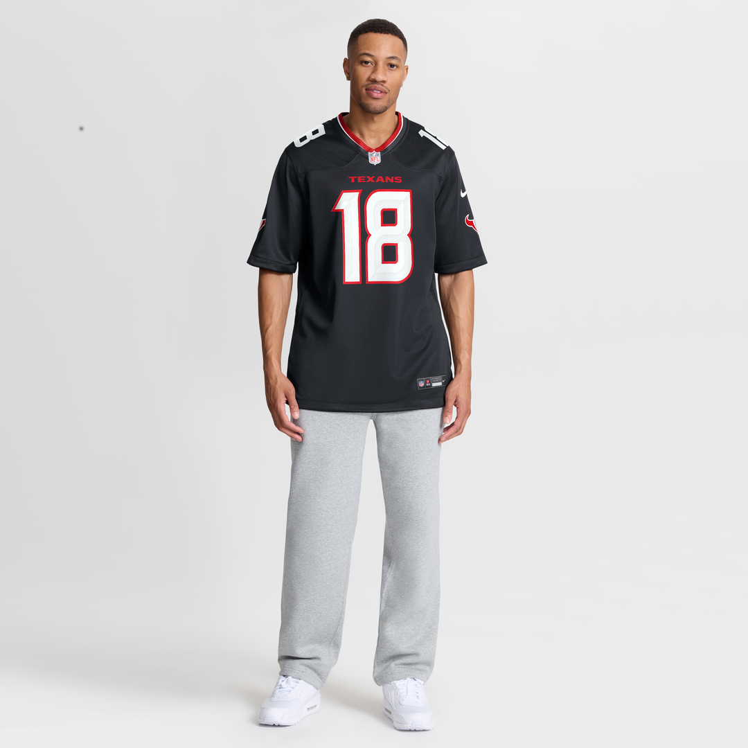 Houston Texans Graham Mertz Nike Navy Team Game Jersey product image 7, provided for visual reference and product detail