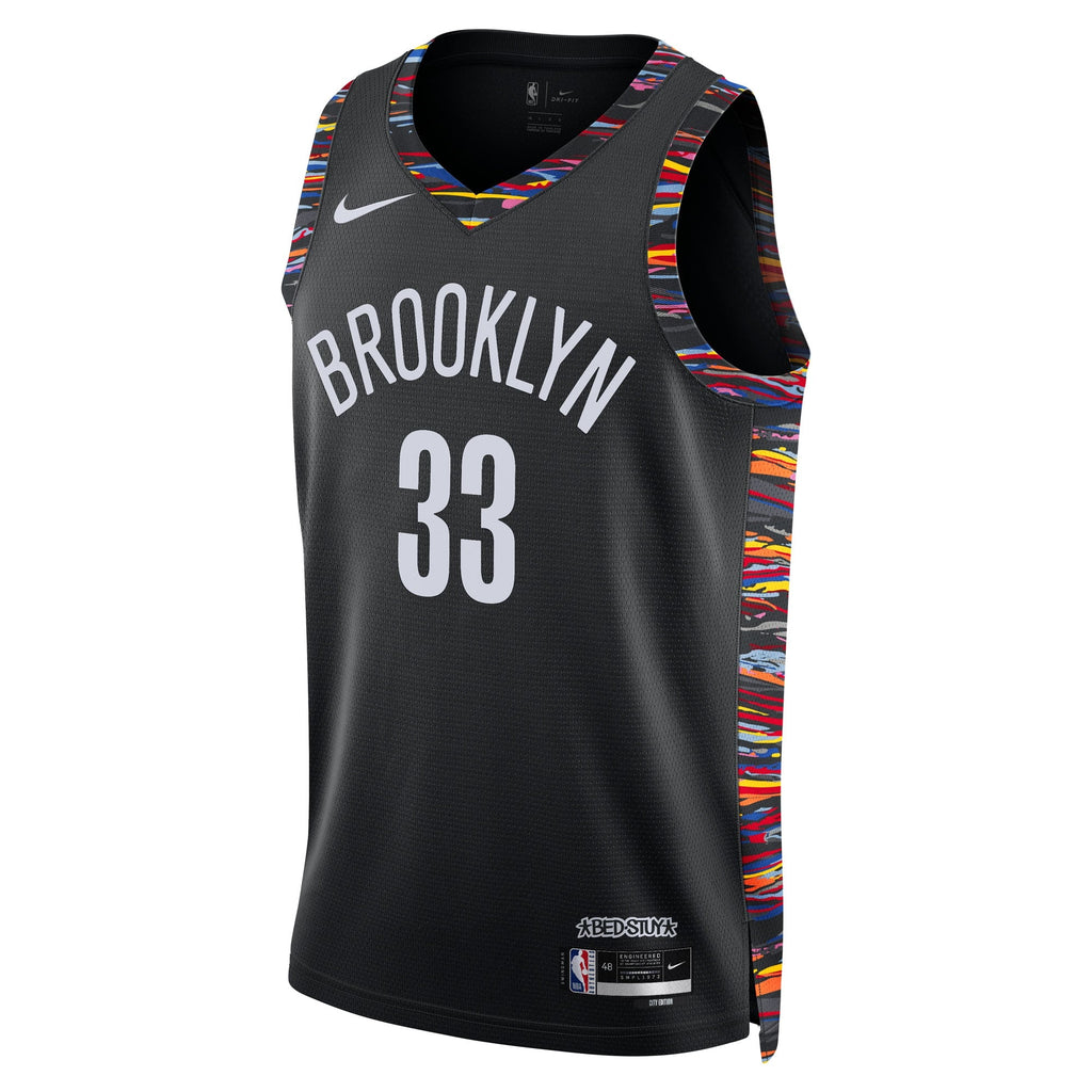 Brooklyn Nets Nike 2025/26 City Edition Swingman Jersey - Black - Nic Claxton - Unisex product image 3, provided for visual