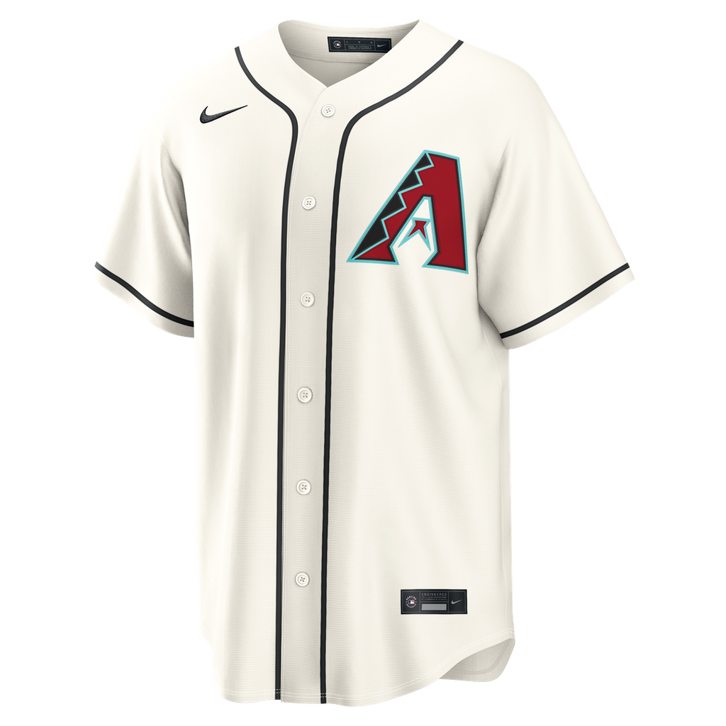 Arizona Diamondbacks Ketel Marte Nike Cream Home Replica Jersey product image 2, provided for visual reference and product
