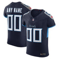 Tennessee Titans Nike Navy Vapor F.U.S.E. Elite Custom Jersey product image 1, provided for visual reference and product