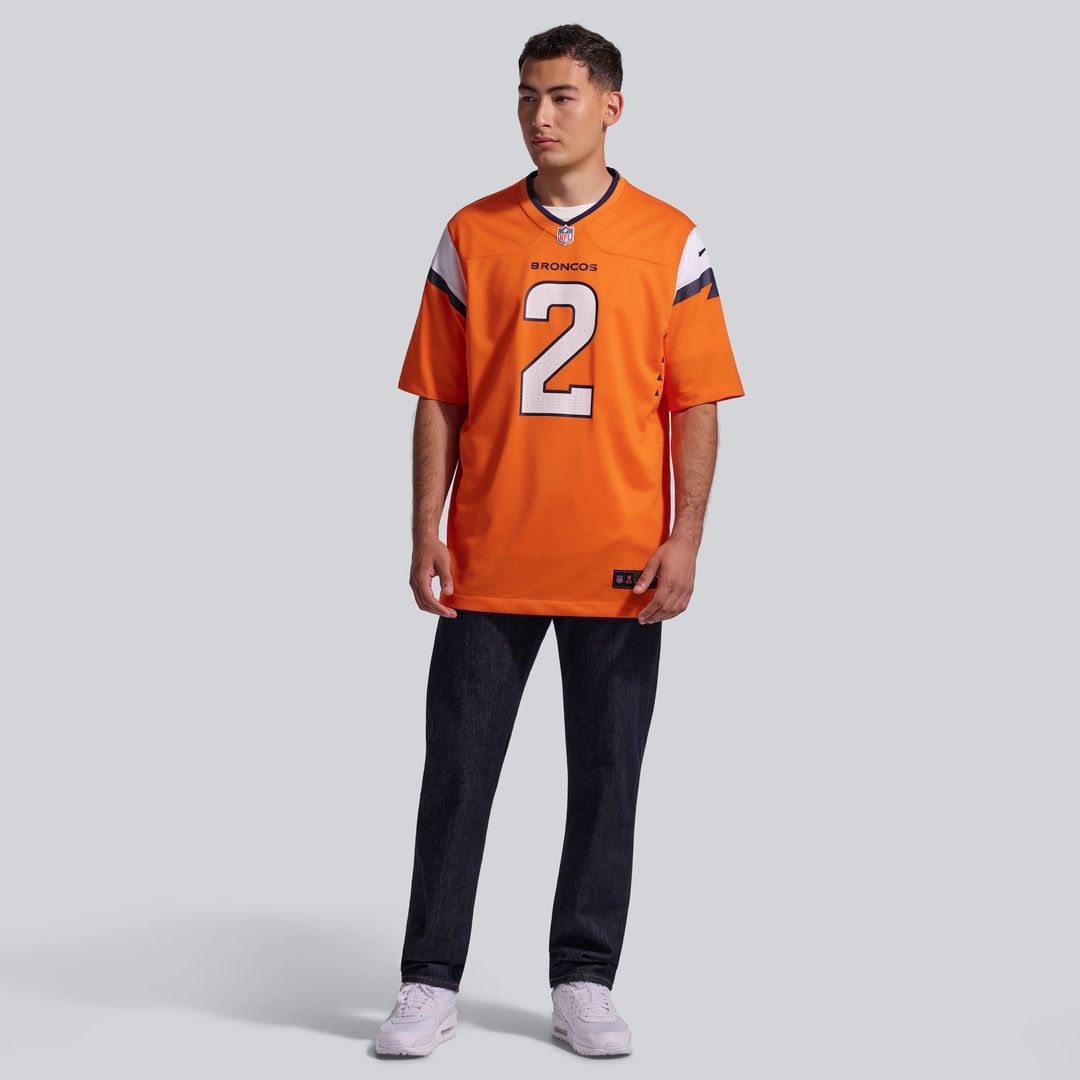 Denver Broncos Patrick Surtain II Nike Orange Team Game Jersey product image 4, provided for visual reference and product