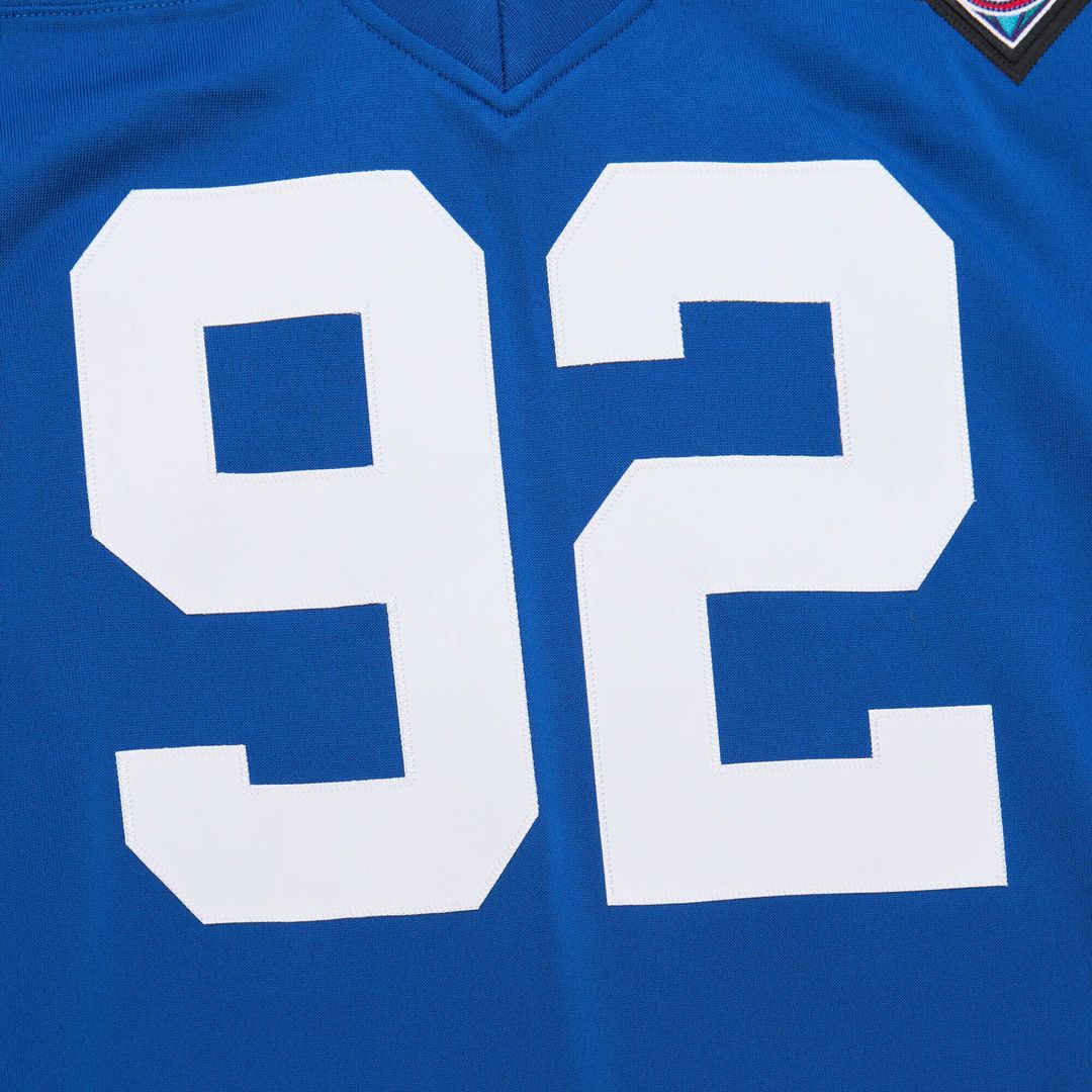 New York Giants 1994 Michael Strahan Mitchell & Ness Royal Authentic Throwback Retired Player Jersey product image 4,
