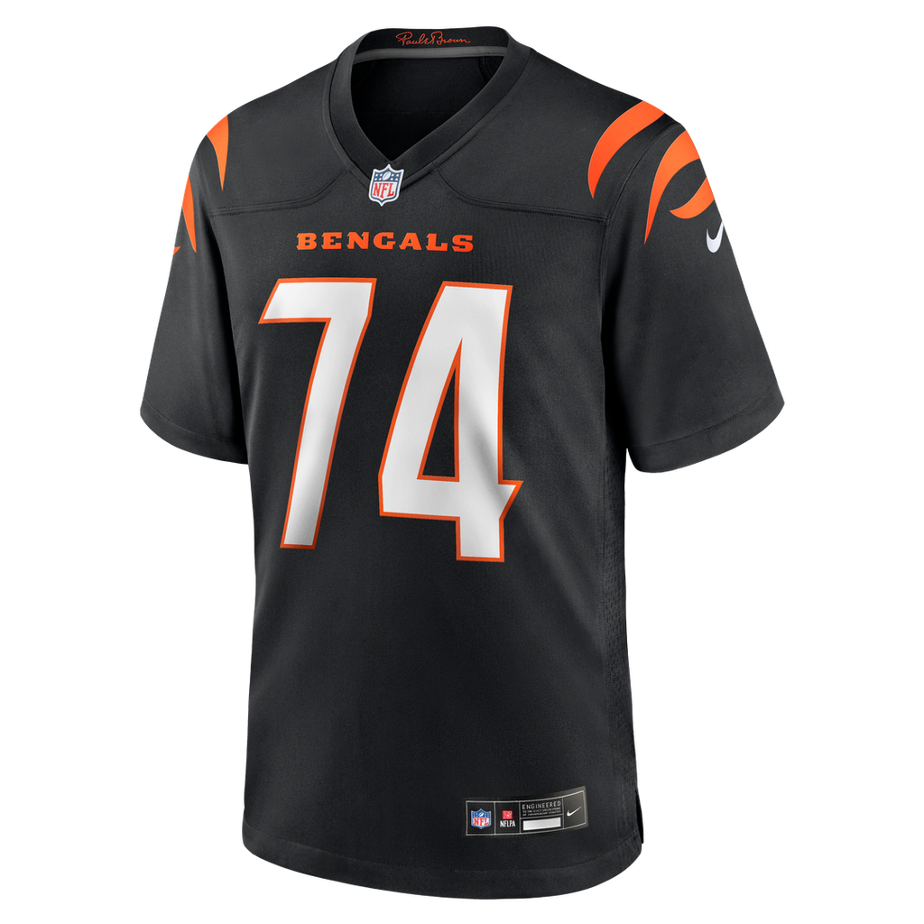Cincinnati Bengals Jalen Rivers Nike Black Team Game Jersey product image 2, provided for visual reference and product