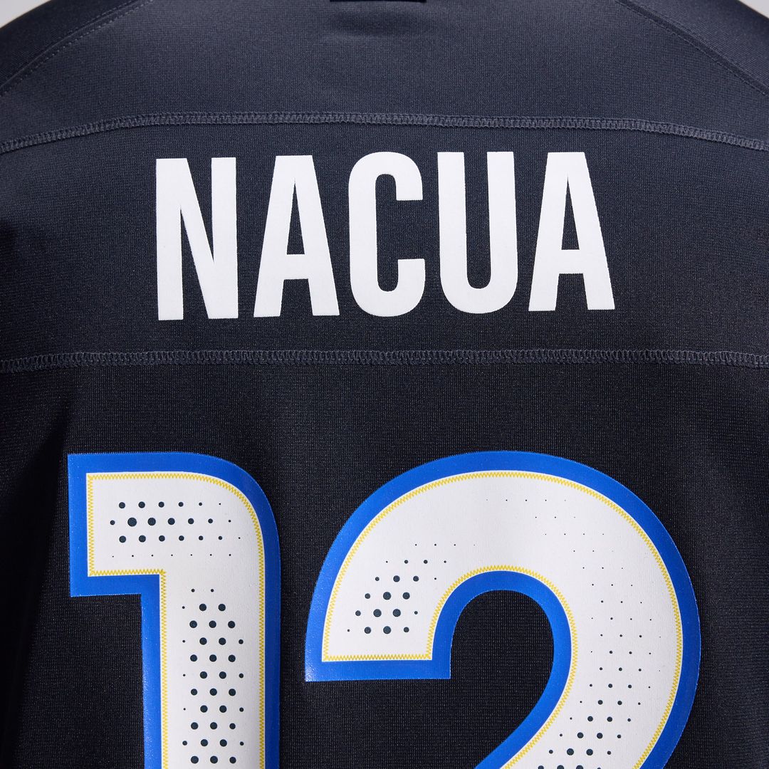 Los Angeles Rams Puka Nacua Nike Dark Blue Rivalries Collection Game Jersey product image 14, provided for visual reference