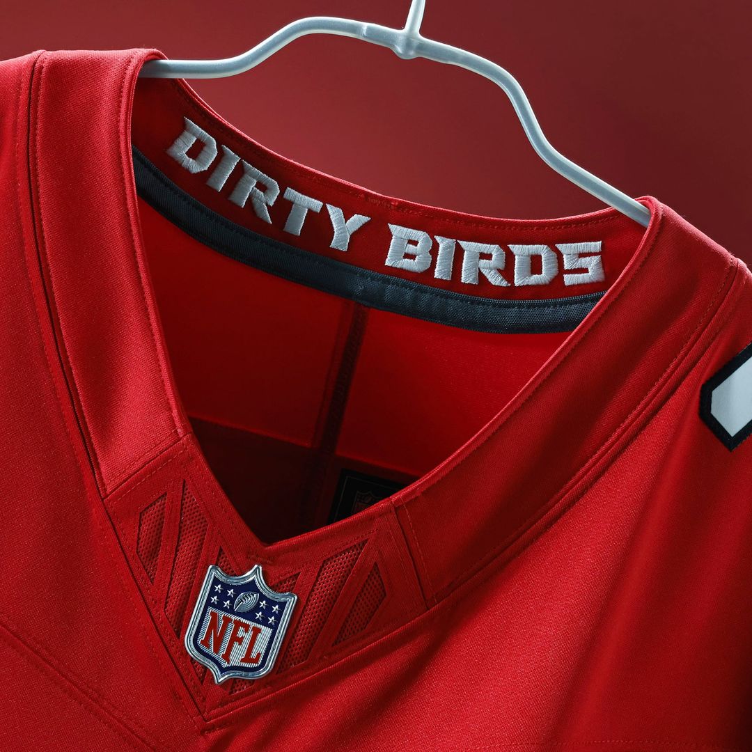 Atlanta Falcons Drake London Nike Red Team Vapor F.U.S.E. Stitched Limited Jersey product image 12, provided for visual