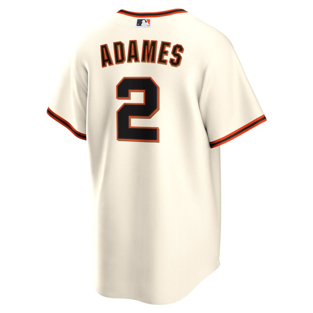 San Francisco Giants Willy Adames Nike Cream Home Replica Jersey product image 3, provided for visual reference and product
