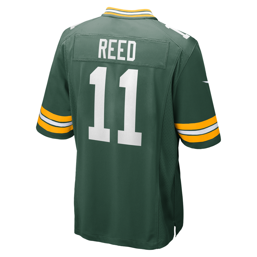 Green Bay Packers Jayden Reed Nike Green Game Jersey product image 3, provided for visual reference and product detail review