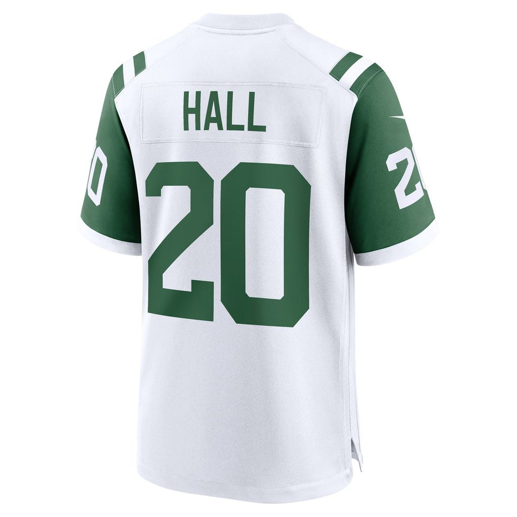 New York Jets Breece Hall Nike White Classic Alternate Game Jersey product image 3, provided for visual reference and