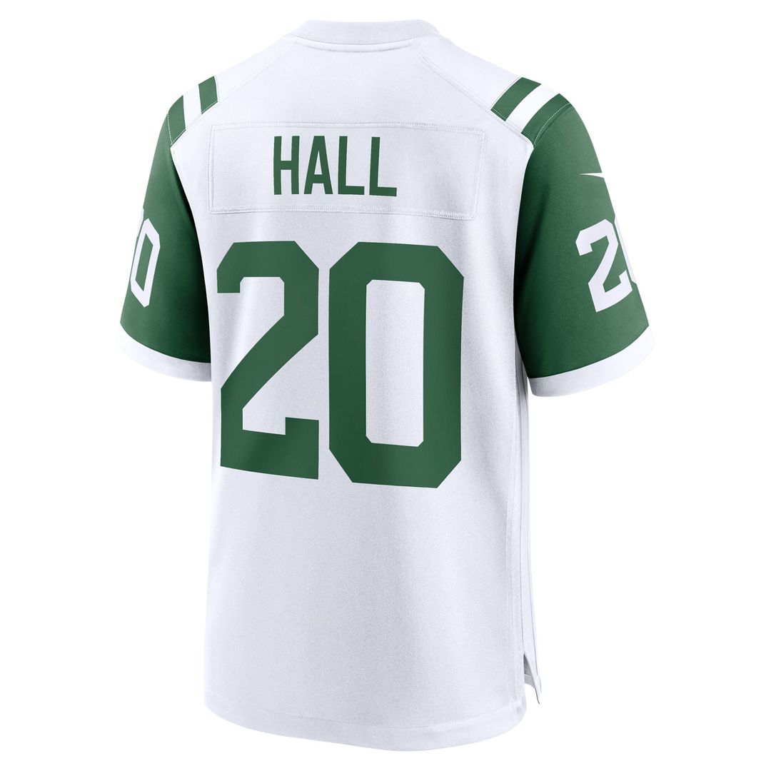 New York Jets Breece Hall Nike White Classic Alternate Game Jersey product image 3, provided for visual reference and