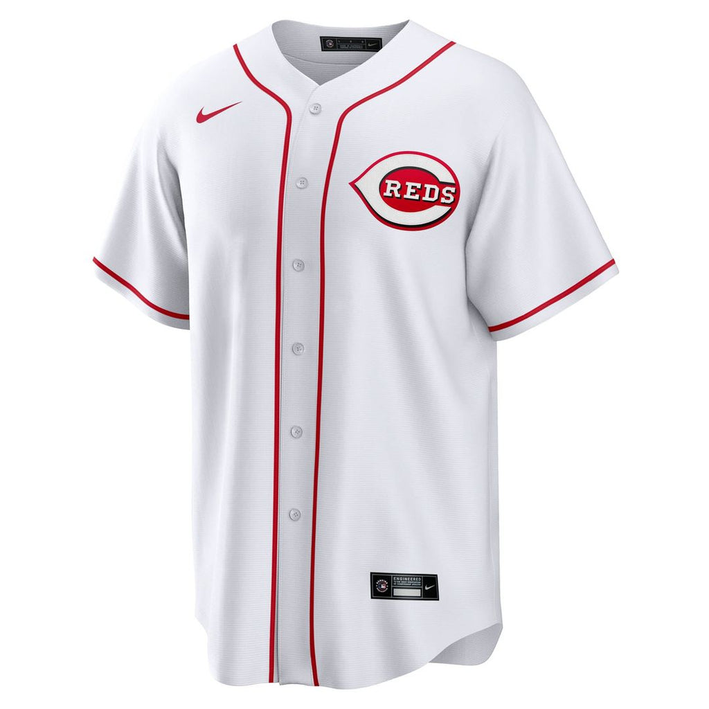 Cincinnati Reds Jose Trevino Nike White Home Replica Jersey product image 2, provided for visual reference and product