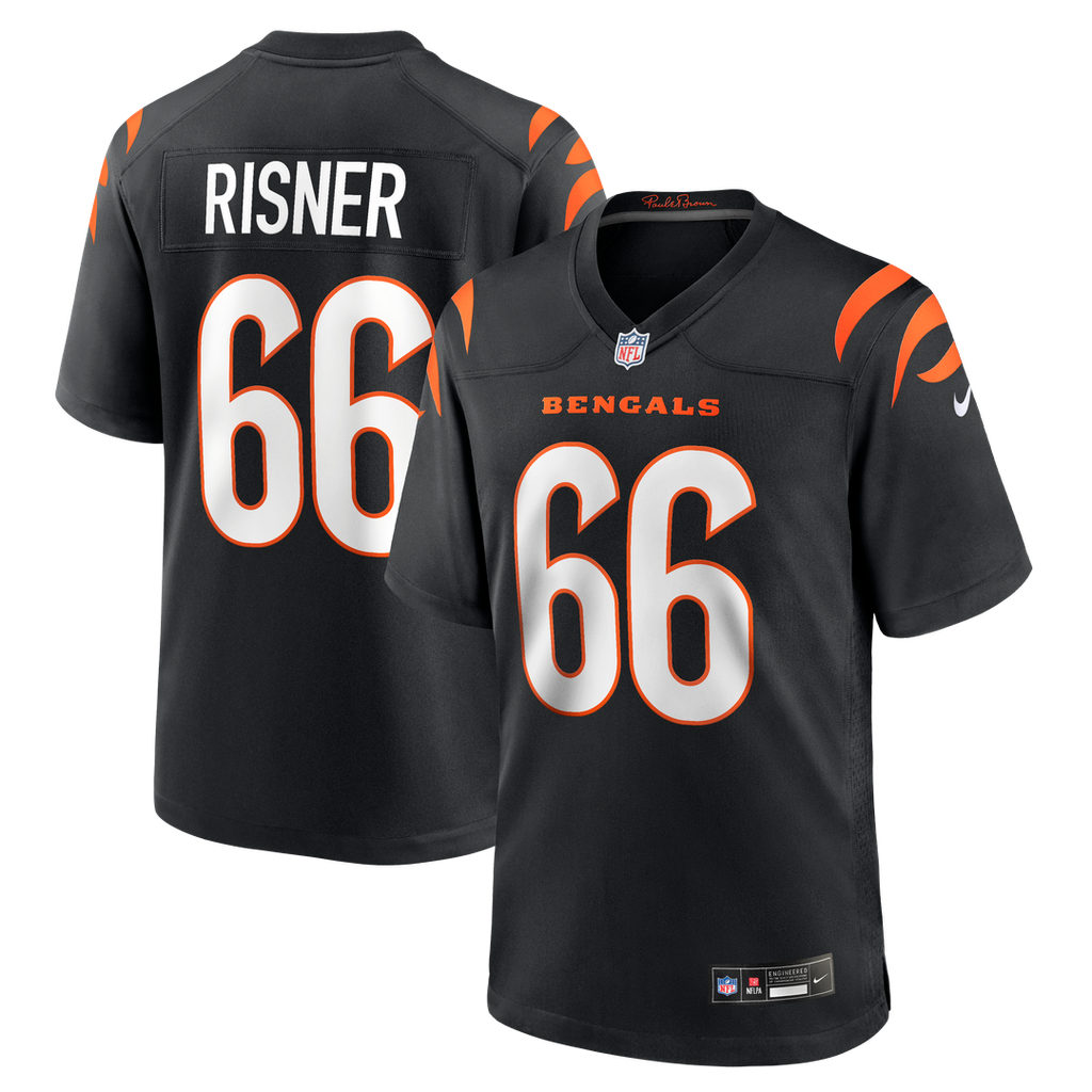 Cincinnati Bengals Dalton Risner Nike Black Team Game Jersey product image 1, provided for visual reference and product