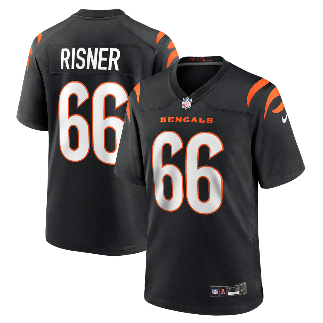 Cincinnati Bengals Dalton Risner Nike Black Team Game Jersey product image 1, provided for visual reference and product