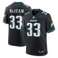 Philadelphia Eagles Cooper DeJean Nike Black Alternate Game Jersey product image 1, provided for visual reference and