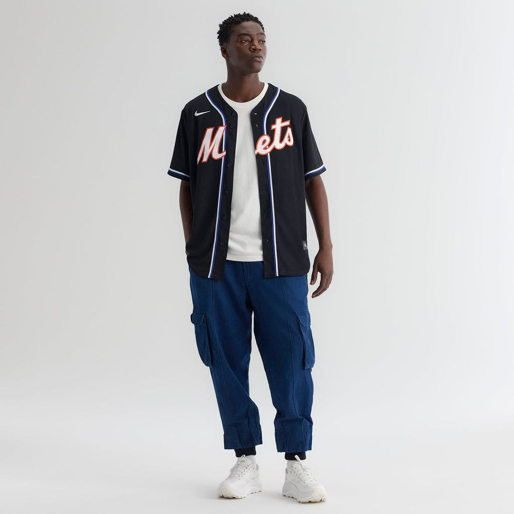 New York Mets Juan Soto Nike Fashion Replica Black Out Jersey product image 4, provided for visual reference and product