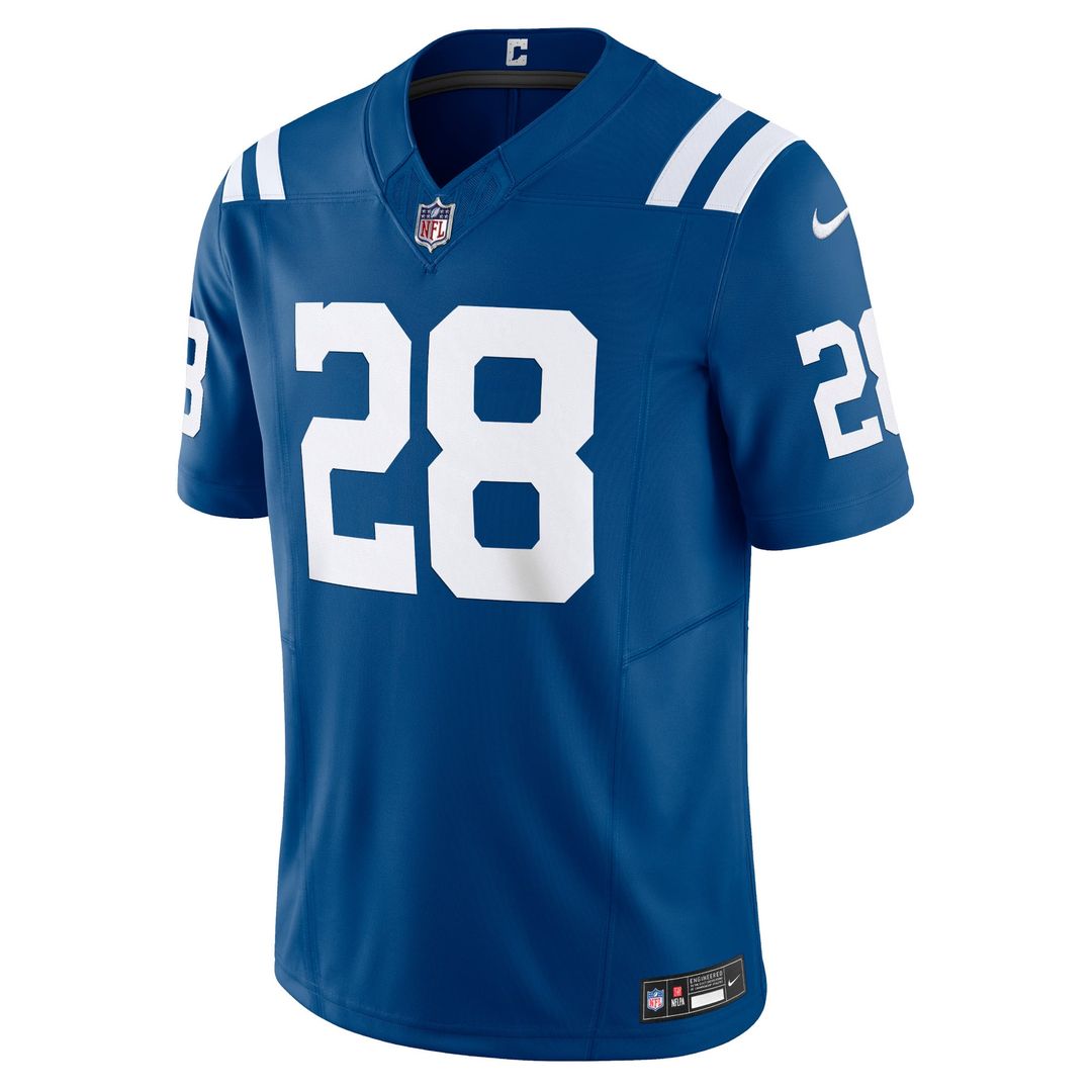 Indianapolis Colts Jonathan Taylor Nike Royal Vapor F.U.S.E. Limited Jersey product image 2, provided for visual reference