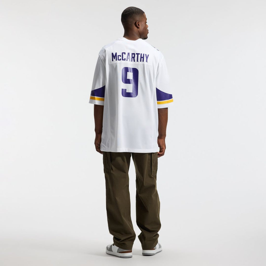 Minnesota Vikings J.J. McCarthy Nike White Game Jersey product image 5, provided for visual reference and product detail
