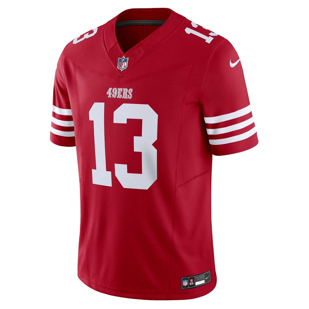 San Francisco 49ers Brock Purdy Nike Scarlet Vapor F.U.S.E. Limited Jersey product image 2, provided for visual reference