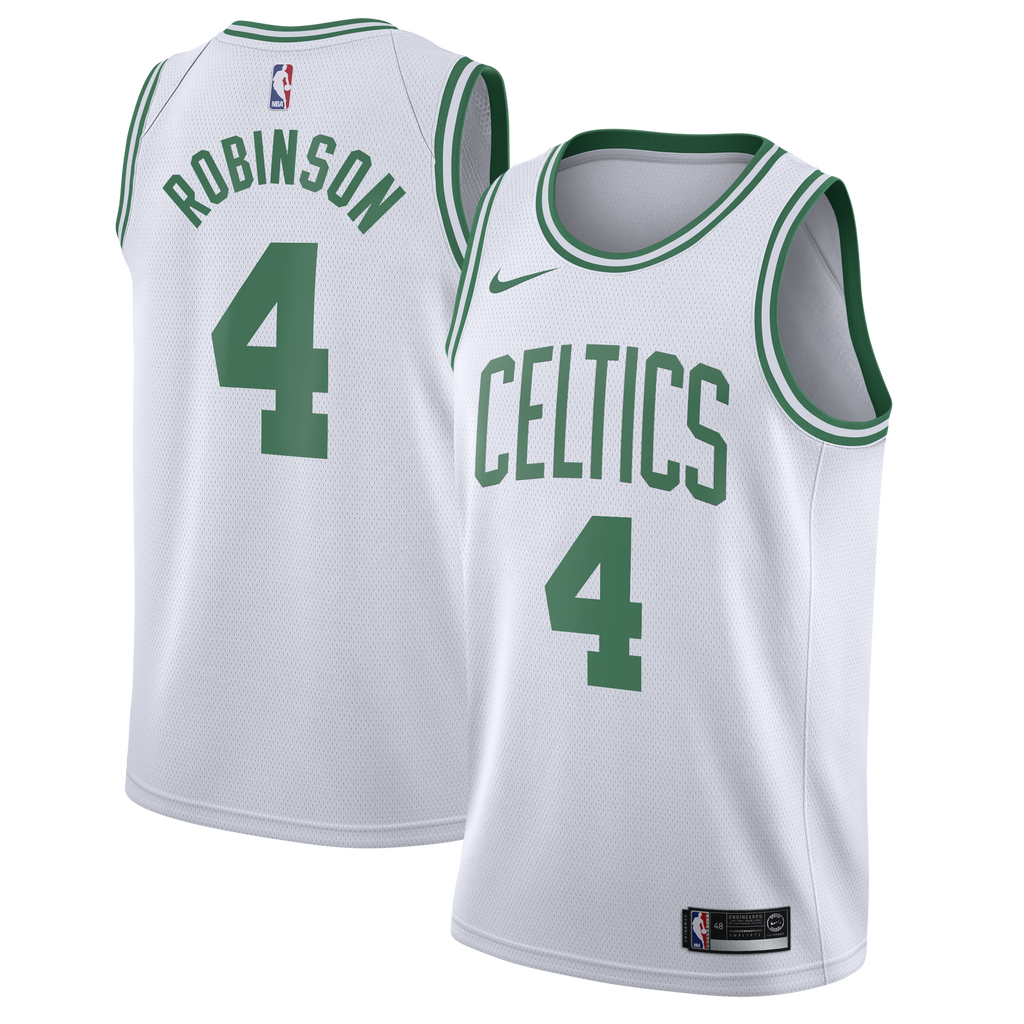 Boston Celtics Association Edition Swingman Jersey - White - Mitchell Robinson - Youth product image 2, provided for visual