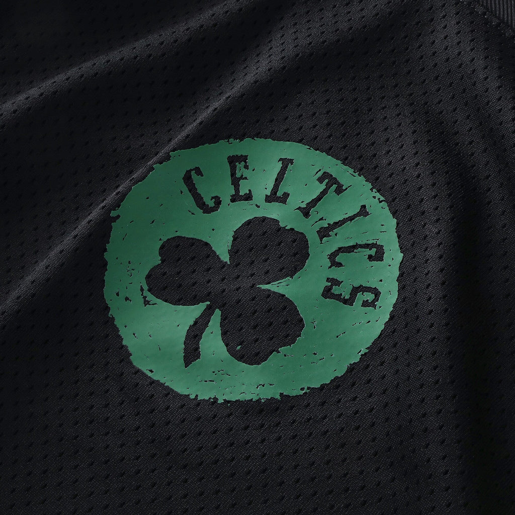 Boston Celtics Nike Courtside Football Jersey - Black - Mens product image 6