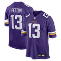 Minnesota Vikings Tai Felton Nike Purple Team Game Jersey product image 1, provided for visual reference and product detail
