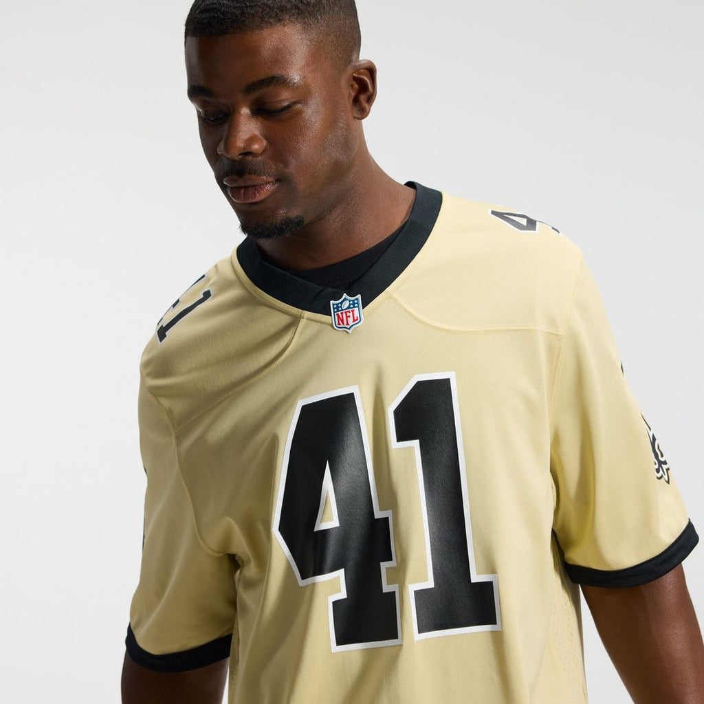 New Orleans Saints Alvin Kamara Nike Black Game Jersey product image 29, provided for visual reference and product detail