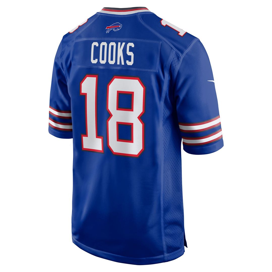 Buffalo Bills Brandin Cooks Nike Royal Team Game Jersey product image 3, provided for visual reference and product detail