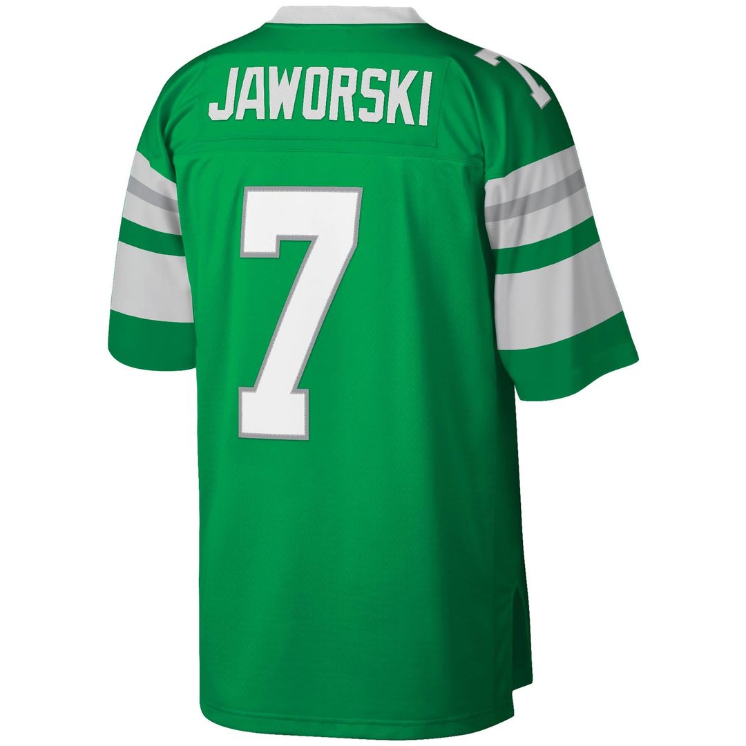 Philadelphia Eagles Ron Jaworski Mitchell & Ness Kelly Green Legacy Replica Jersey product image 3, provided for visual
