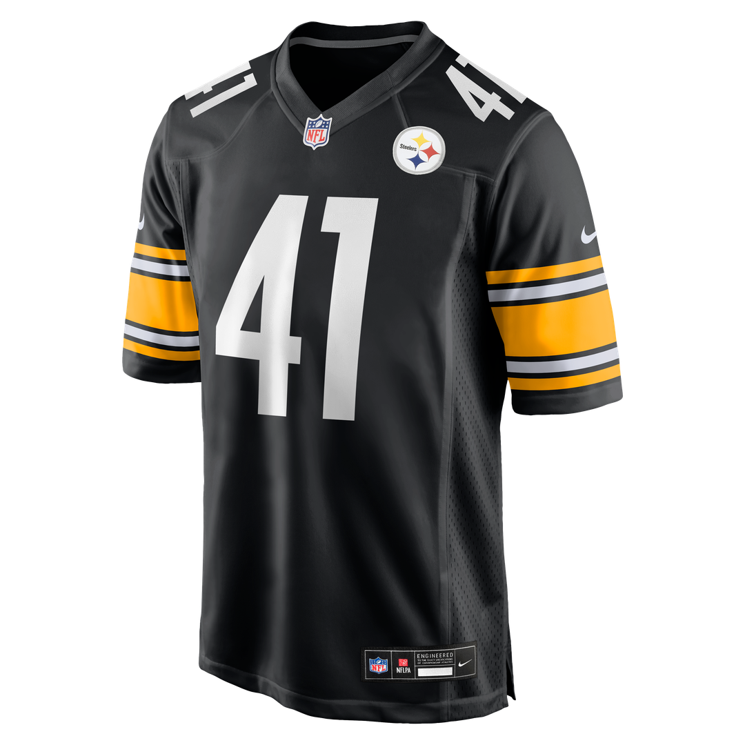 Pittsburgh Steelers Payton Wilson Nike Black Game Jersey product image 2, provided for visual reference and product detail