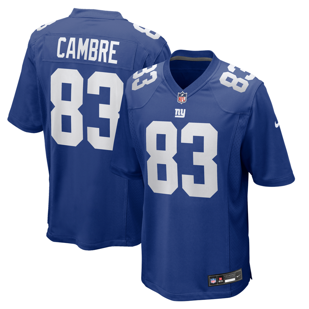 New York Giants Dalen Cambre Nike Royal Team Game Jersey product image 1, provided for visual reference and product detail