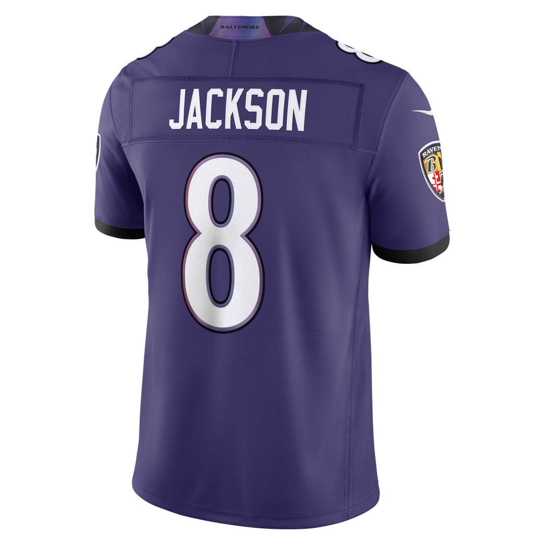 Baltimore Ravens Lamar Jackson Nike Black Alternate Alternate Vapor F.U.S.E. Stitched Limited Jersey product image 9,