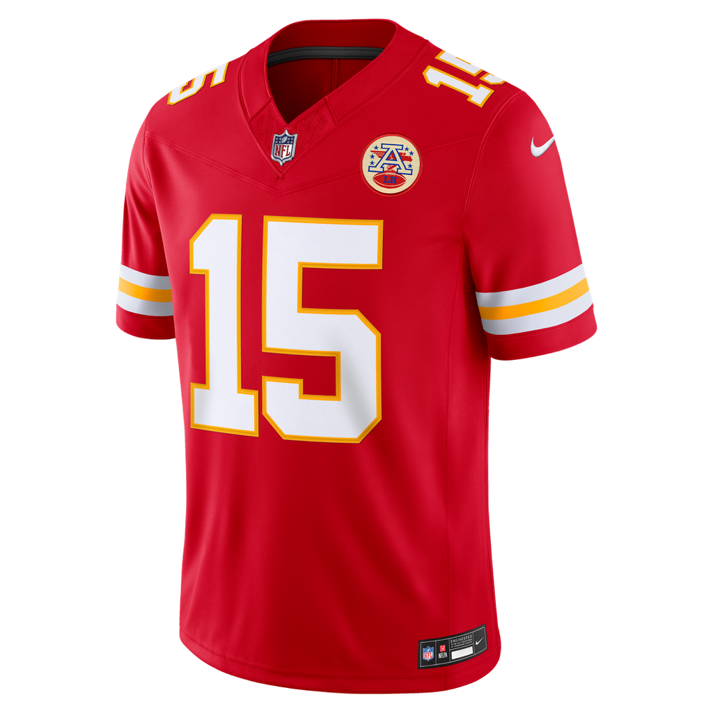 Kansas City Chiefs Patrick Mahomes Nike White Vapor F.U.S.E. Stitched Limited Jersey product image 12, provided for visual