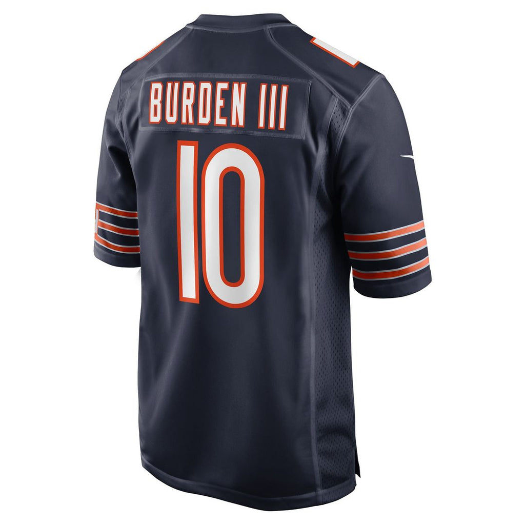 Chicago Bears Luther Burden III Nike Navy Team Game Jersey product image 3, provided for visual reference and product detail