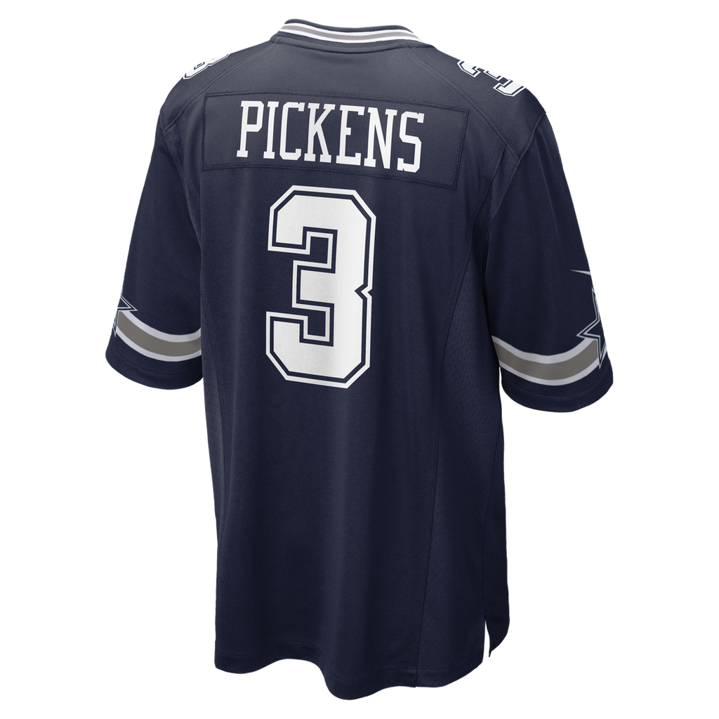 Dallas Cowboys George Pickens Nike White Game Jersey product image 9, provided for visual reference and product detail review