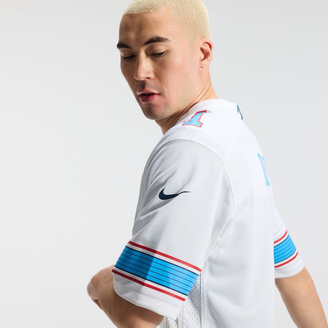 Tennessee Titans Cameron Ward Nike Light Blue Game Jersey product image 36, provided for visual reference and product detail