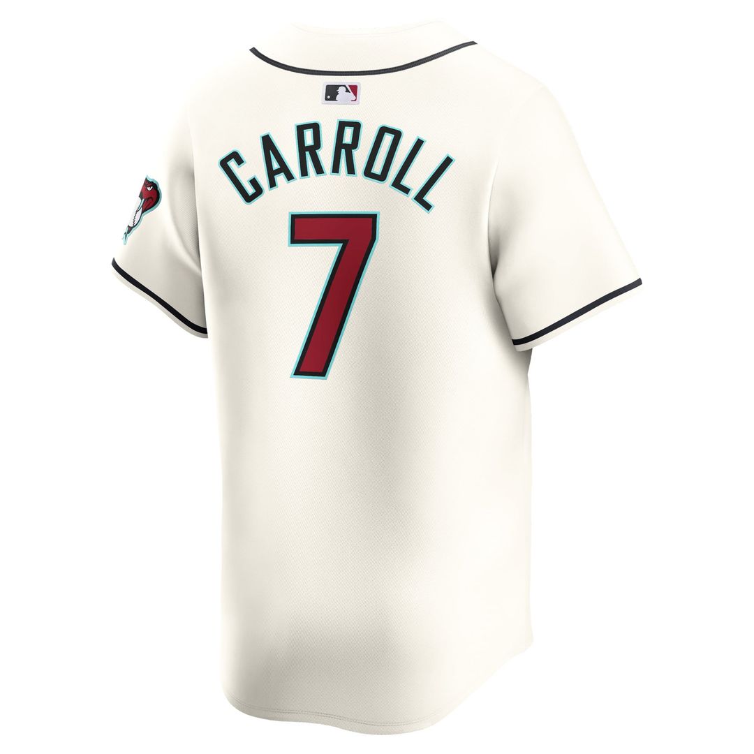 Arizona Diamondbacks Corbin Carroll Nike White Home Limited Player Jersey product image 3, provided for visual reference and