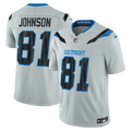 Detroit Lions Calvin Johnson Nike Silver 2026 Rivalries Collection Stitched Limited Jersey product image 1, provided for