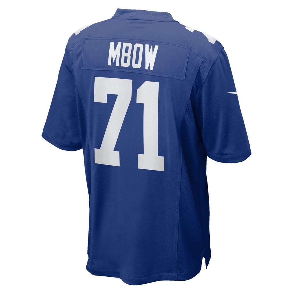 New York Giants Marcus Mbow Nike Royal Team Game Jersey product image 3, provided for visual reference and product detail