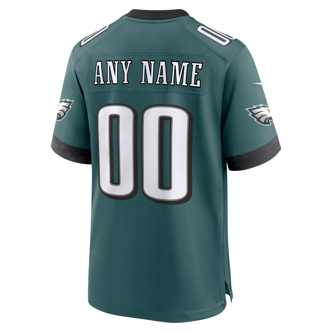 Philadelphia Eagles Nike White White Custom Game Jersey product image 18, provided for visual reference and product detail